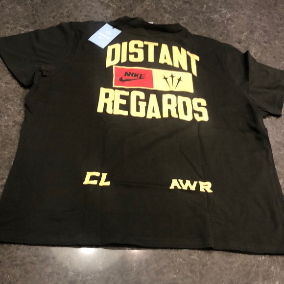 Nike Nocta Distance Regards Black 2XL T-Shirt.
